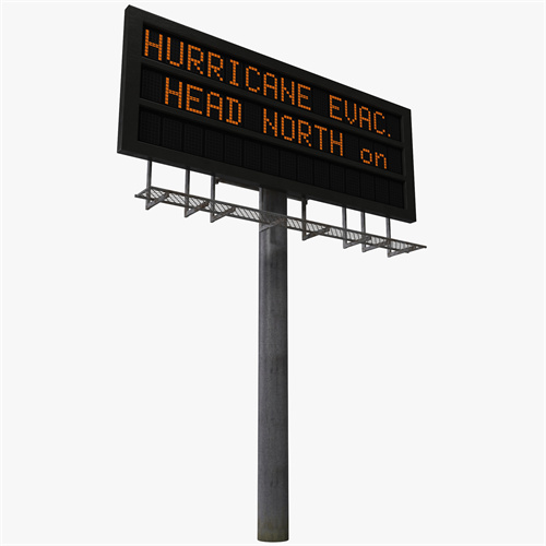 12M タイプ I 交通標識ポール シングル カンチレバー