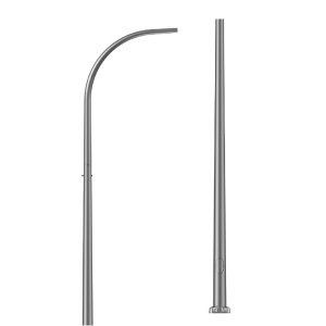 Manufacturing Companies for  CCTV Pole  - Round Straight Steel Anchor Base Light Pole – Xintong