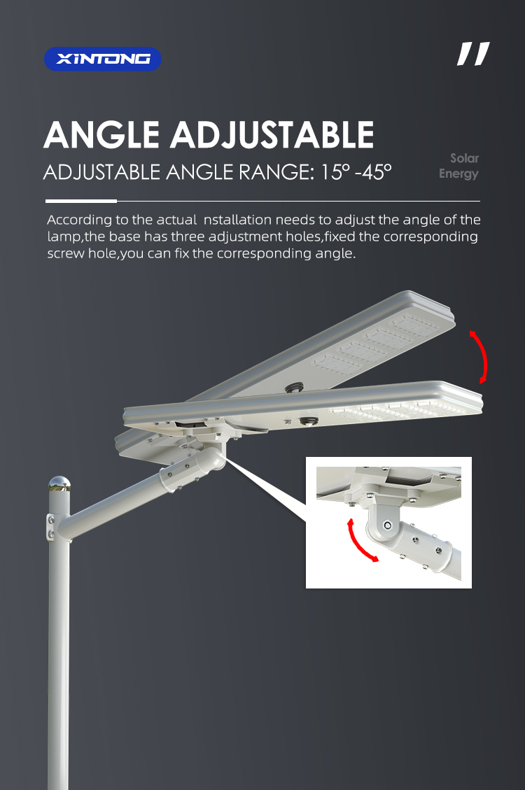 All In One With Pole Solar Street Light details 5
