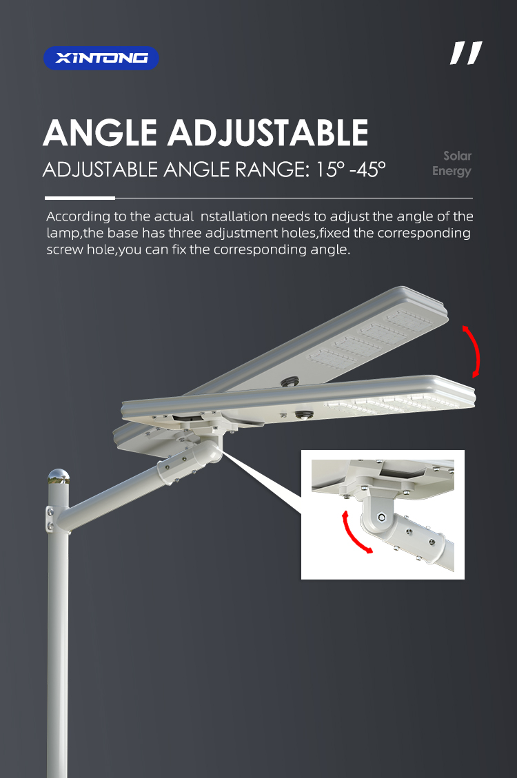 All In One With Pole Solar Street Light Detalii 5