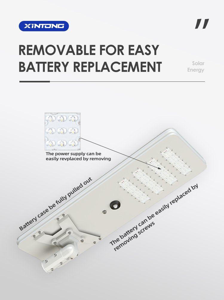 All In One With Pole Solar Street Light details 6