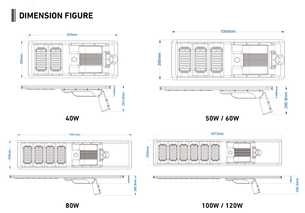 All in One Solar Street Light 4