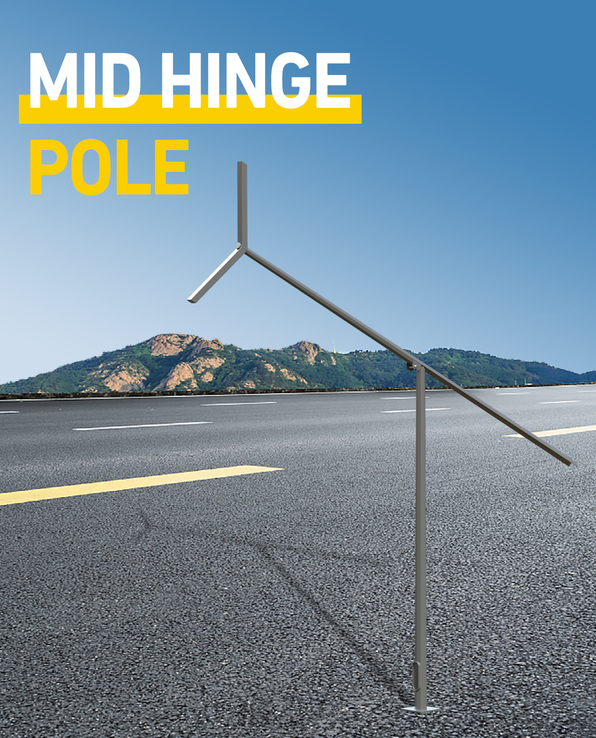 Crossroads Solar Street Light Pole 1