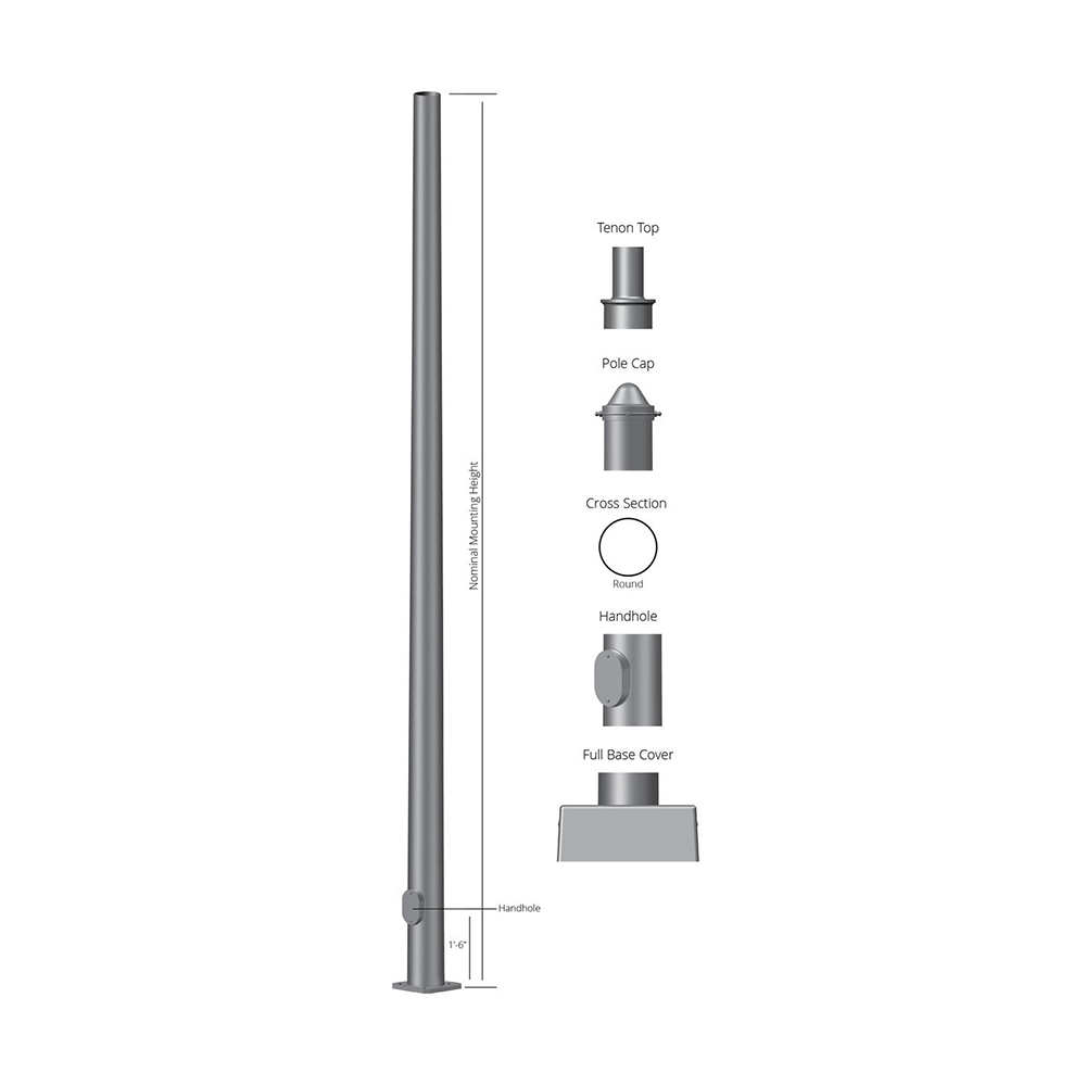 High Quality for  PV Panel Bracket  - Galvanized Steel Street Light Pole – Xintong detail pictures