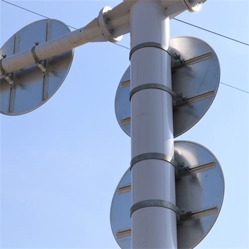 8M Galvanized Steel Street Light Poles