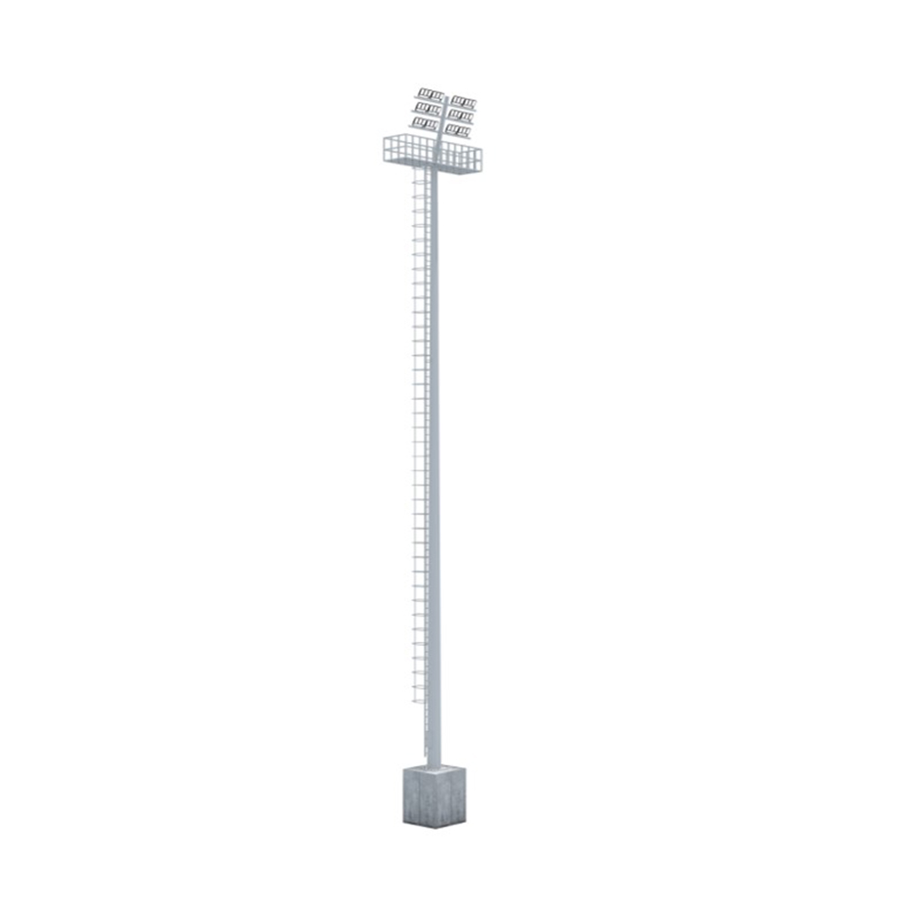 30M LED High Mast Flood Light Pole With Climb Ladder