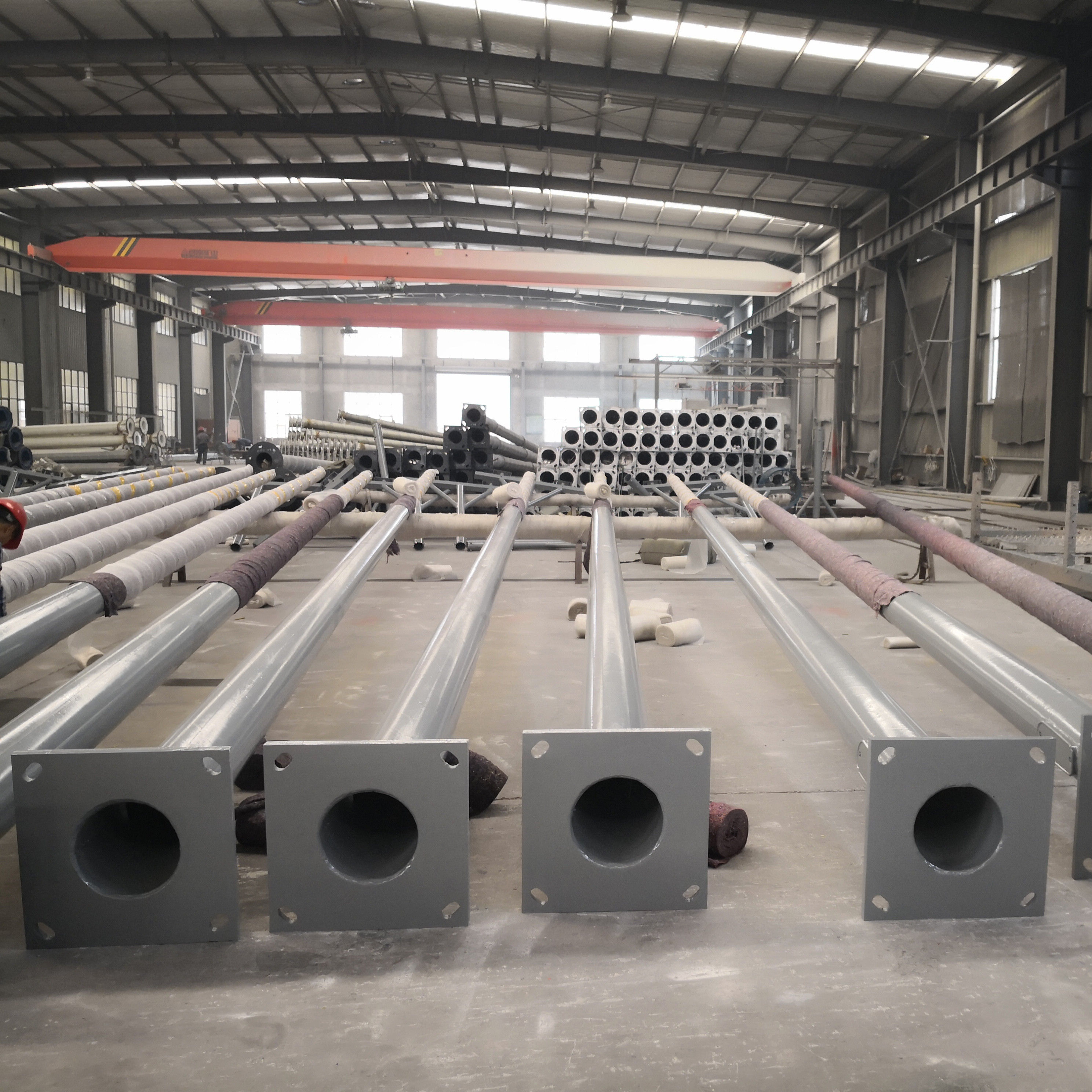 OEM Manufacturer Storage Battery - 12M Galvanized Street Lighting Pole – Xintong detail pictures